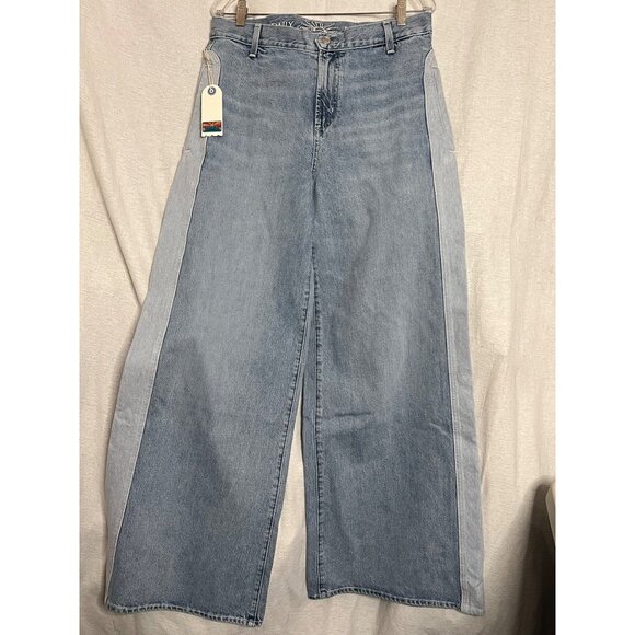 NWT Daily Blue by Adriano Goldschmied Wide-LEG Cotton USA SIZE 31 - Picture 3 of 16